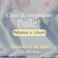 Clase introductoria Ballet Lilium o Pétalos